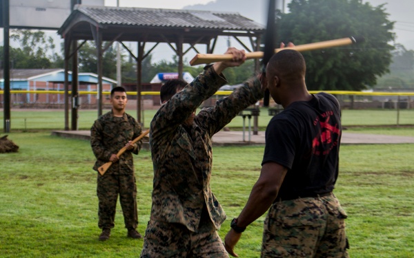 Marines in Honduras Practice Martial Arts