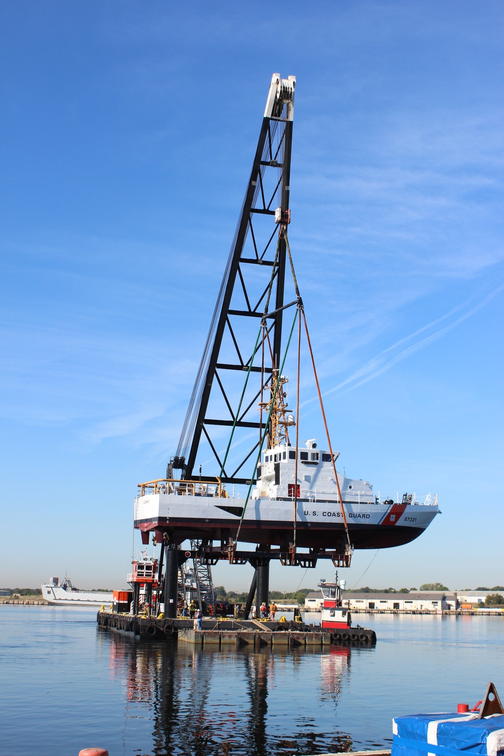 Coast Guard Yard undocks Cutter Coho