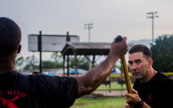 Marines in Honduras Practice Martial Arts