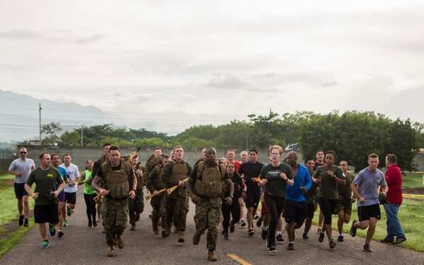 Marines in Honduras Practice Martial Arts