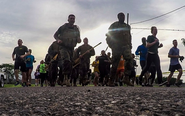 Marines in Honduras Practice Martial Arts