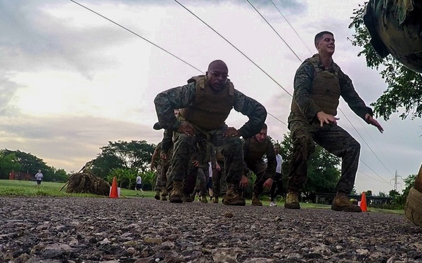 Marines in Honduras Practice Martial Arts