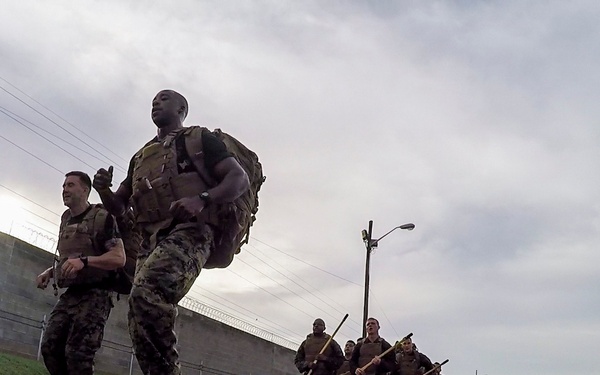 Marines in Honduras Practice Martial Arts