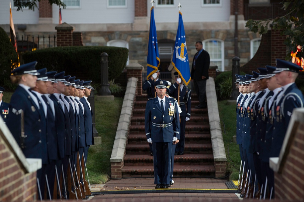 Air Force ceremonial elements commemorate US Air Force’s 68th birthday with military performance