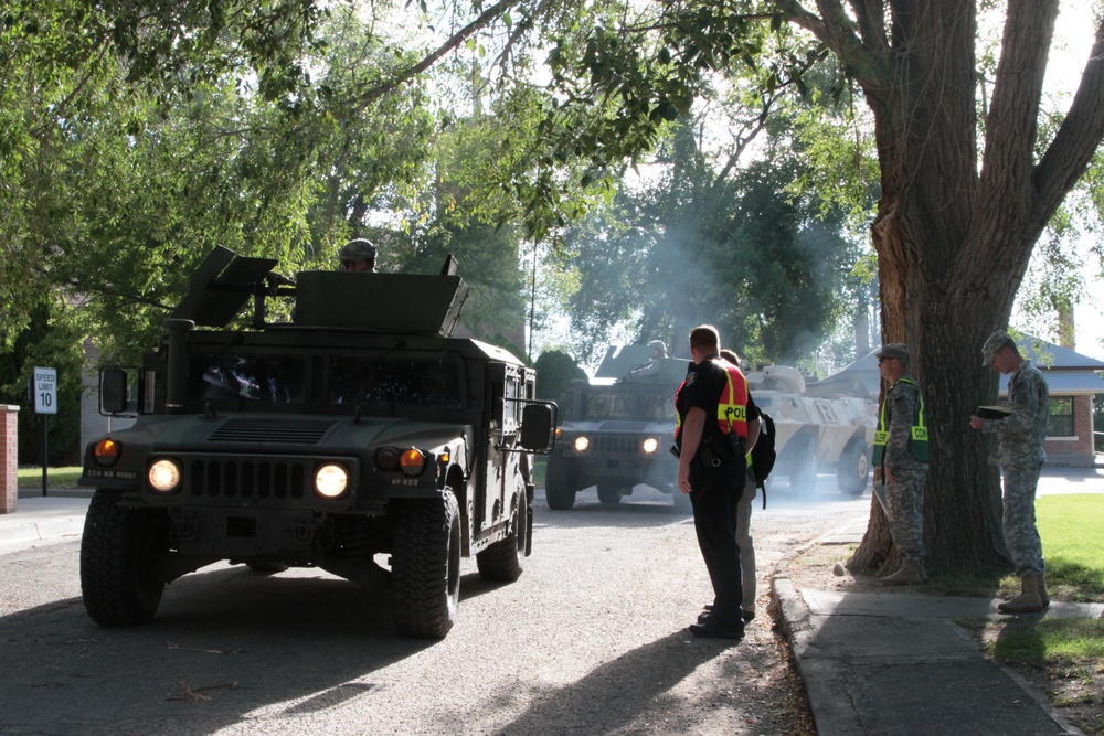 919th Military Police Company participates in San Juan County Emergency Disaster Drill
