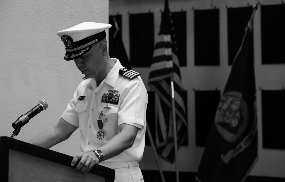 Retirement Ceremony at USS Parche Park and Submarine Memorial