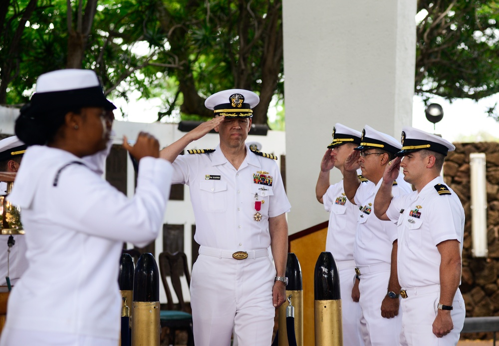 Retirement Ceremony at USS Parche Park and Submarine Memorial