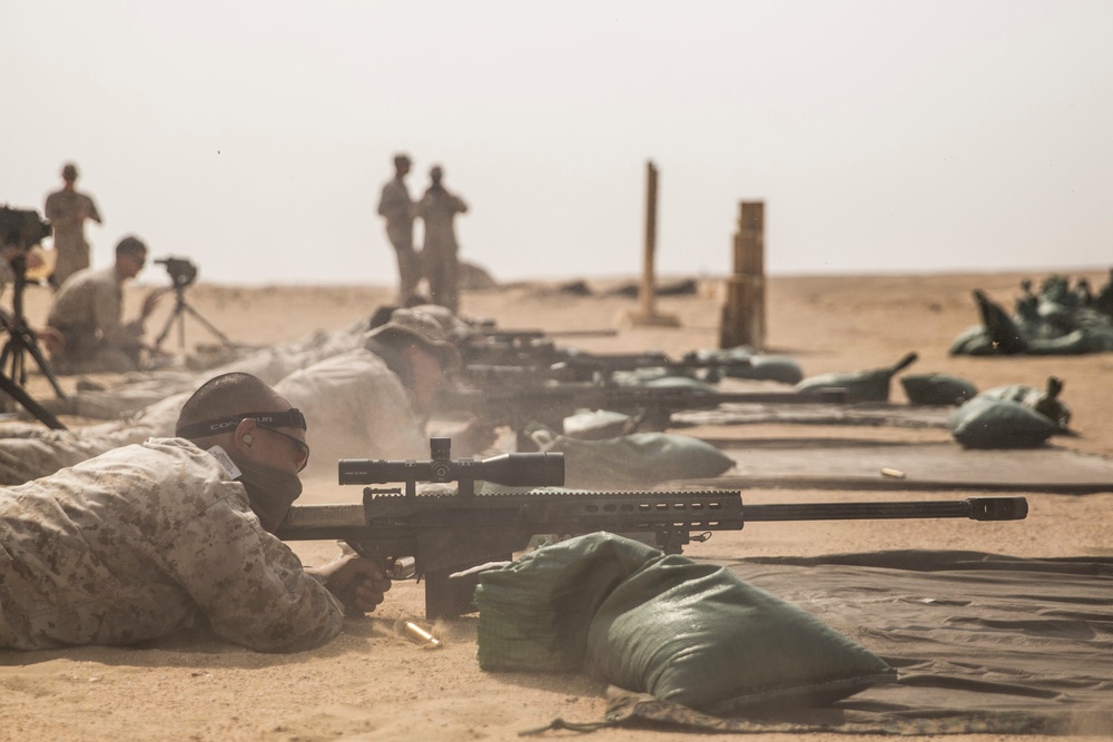 15th MEU Marines train to neutralize threats from a far