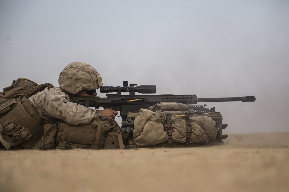 15th MEU Marines train to neutralize threats from a far