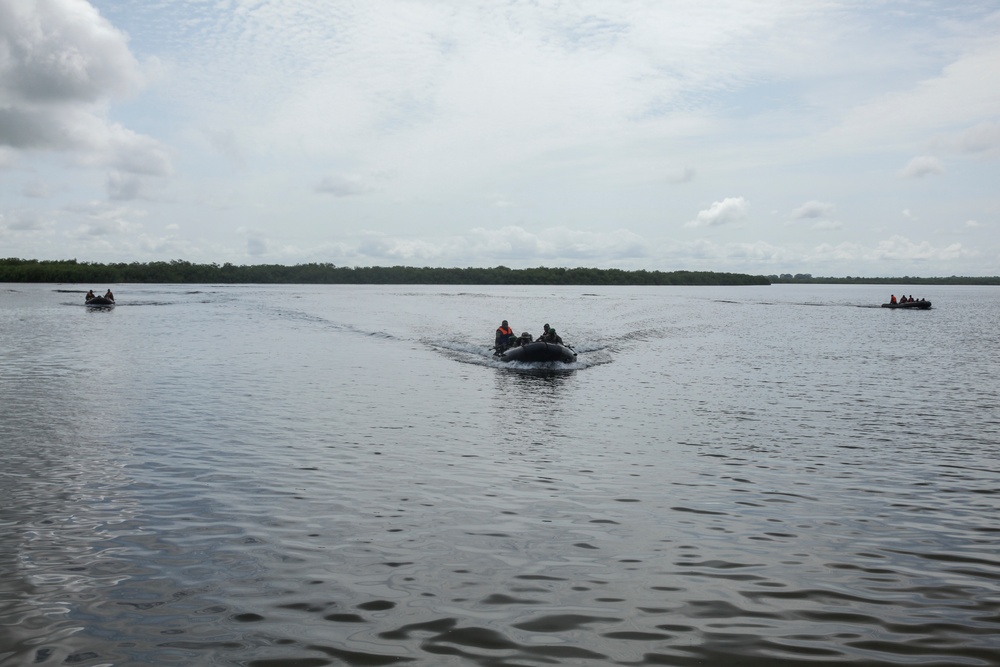 Partnership in action: U.S. Marines, Coast Guardsmen, Senegalese military refine small-boat skills