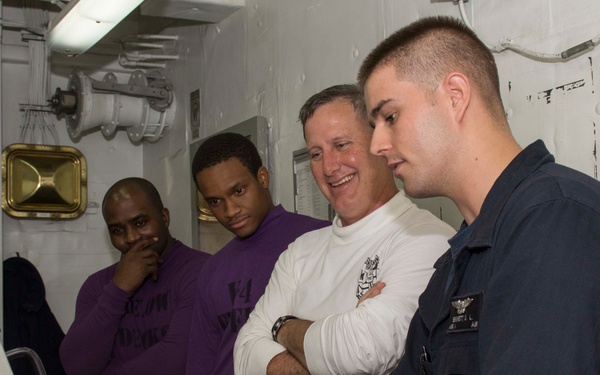 USS Ronald Reagan action