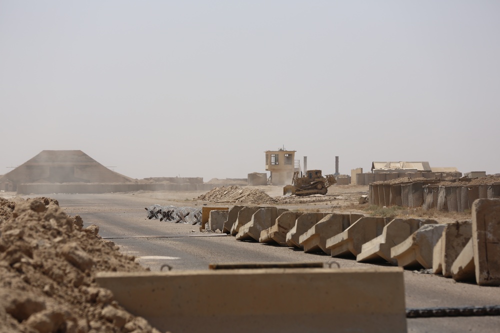 U.S. Personnel improve Al Taqaddum Air Base, Iraq