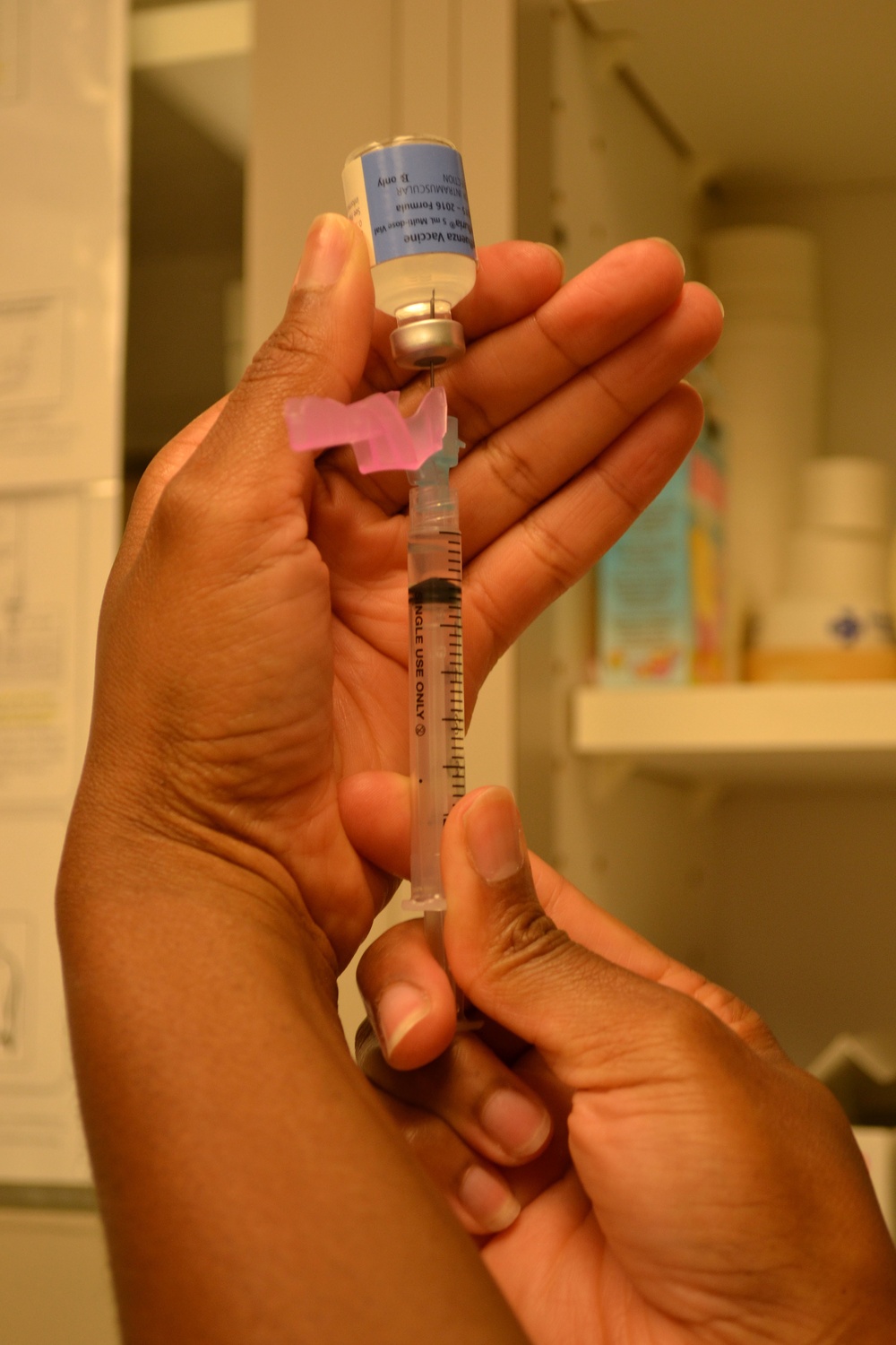 Stickin' it to the flu