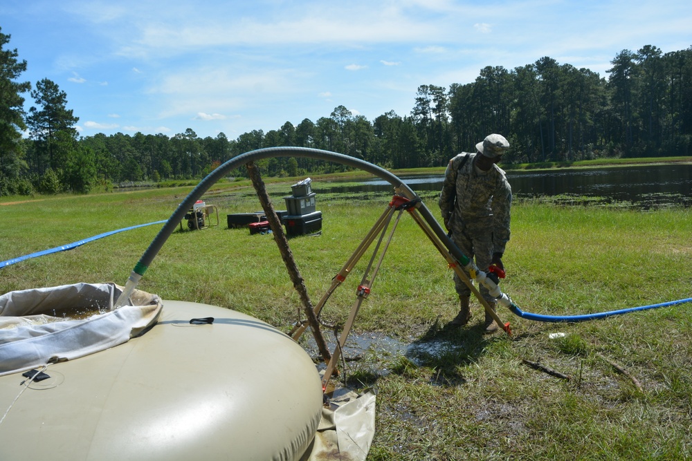 Pumping water