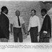 Kurt Fuller, Bernie Wilder and Nadoumabe Yamadjita at ONC Warehouse in N'Djamena, Chad