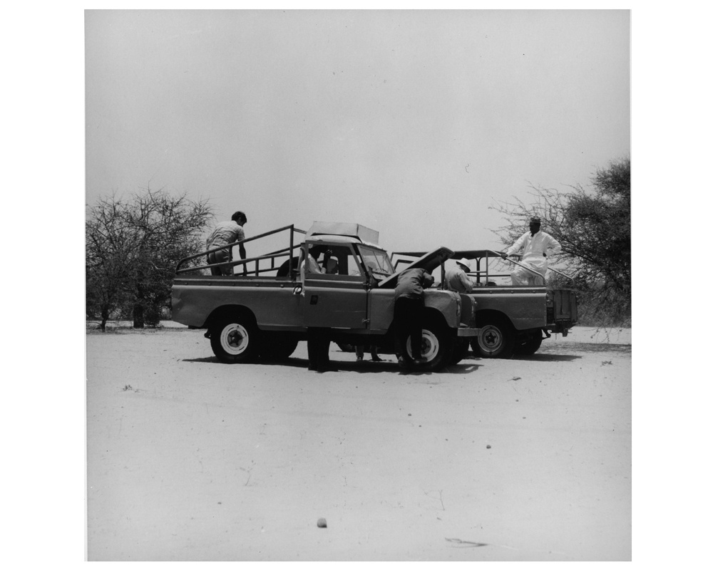 Vehicle Maintenance on Relief Trucks in Sahel, Chad