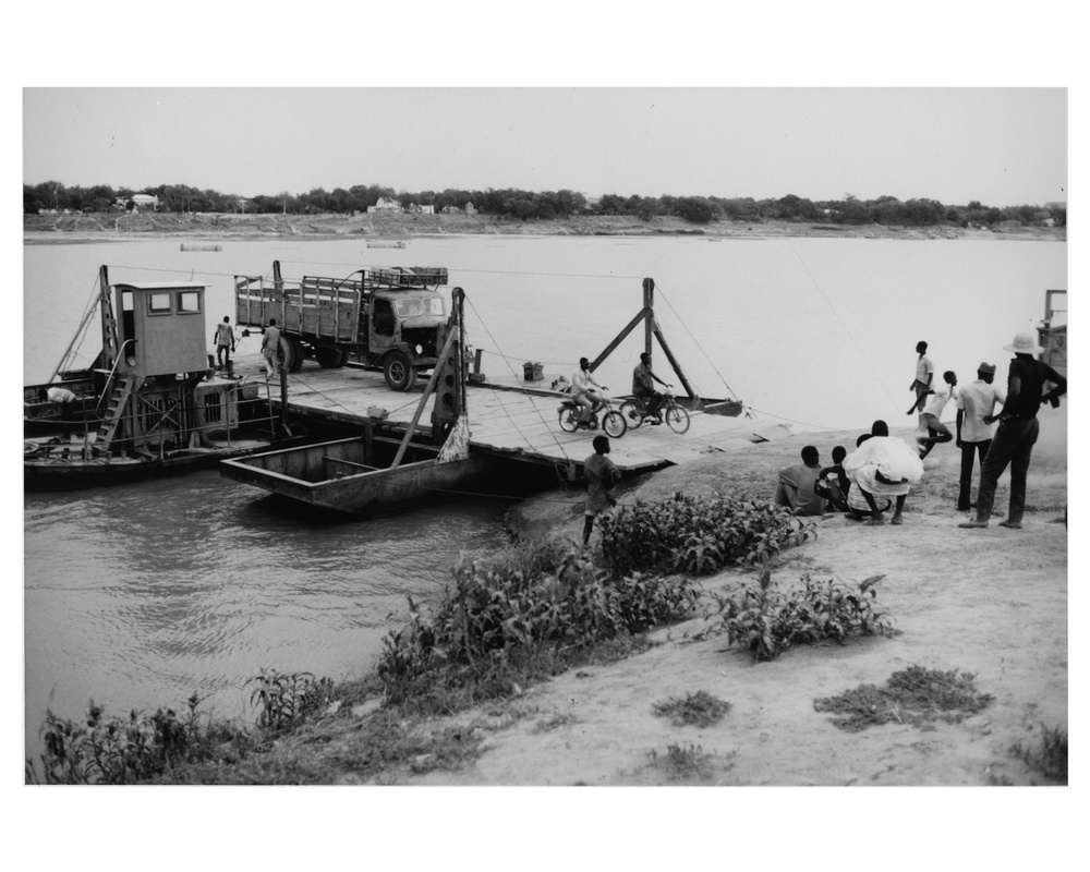 The Ferry on the Chari River, Sahel, Chad