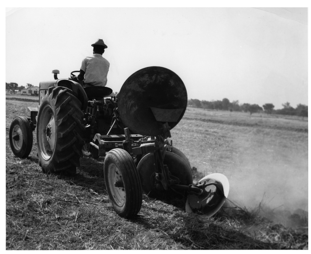 Mr. J. B. Anaregea Demonstrates Tractor at Navrongo Farm Mechanization School