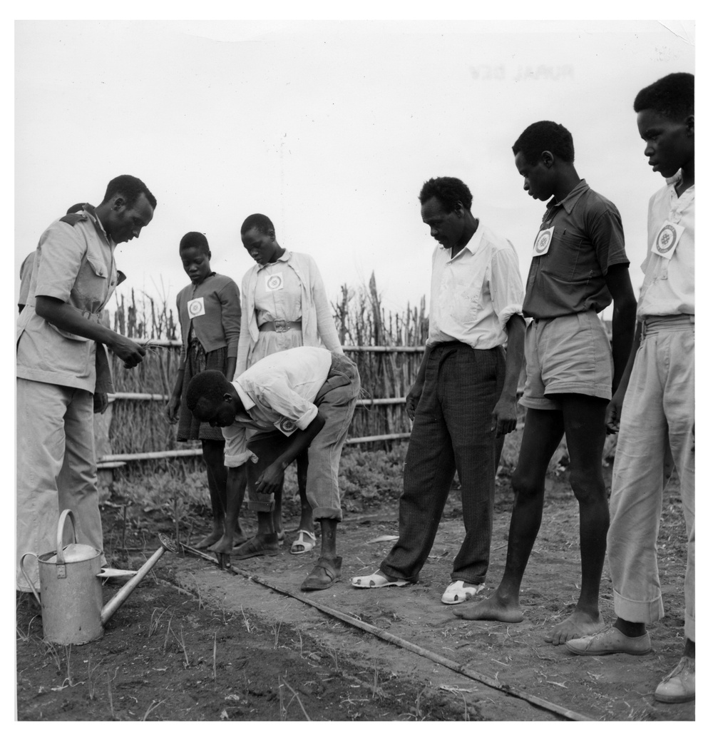 Planting Demonstration by Kenya 4-K Club