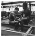 Men Repairing a Barge, Bamako, Mali