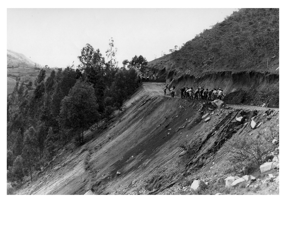 Workers on Birambo-Gisovu Road Project