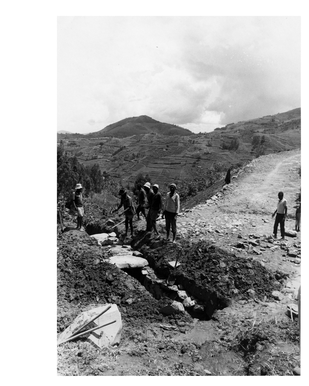 Workers on Birambo-Gisovu Road Project