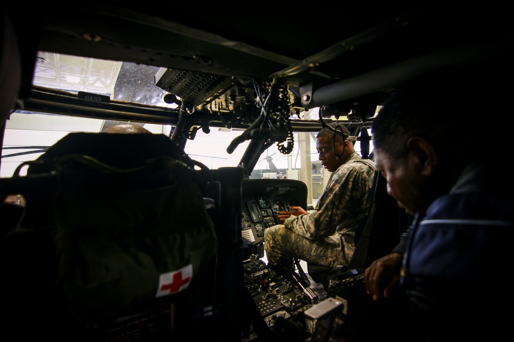 Republic of Angola officers visit Army Aviation Support Facility