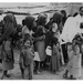 Women and Children Receiving Relief Food