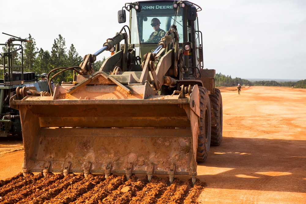 SPMAGTF-SC Marines continue to renovate airfield
