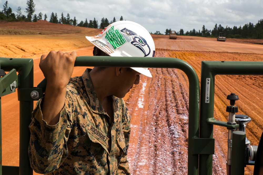 SPMAGTF-SC Marines continue to renovate airfield