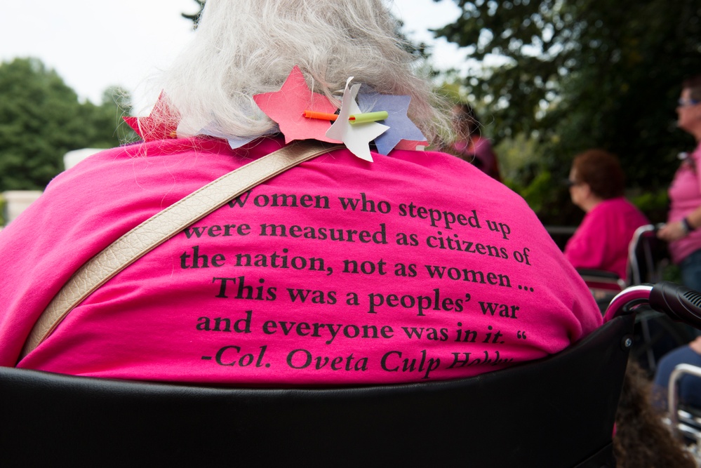 All-female veteran honor flight visits Arlington National Cemetery and Women in Military Service for America Memorial