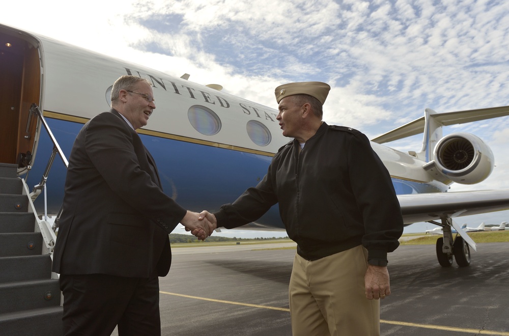 Deputy Secretary of Defense Bob Work visits Groton Sub Base