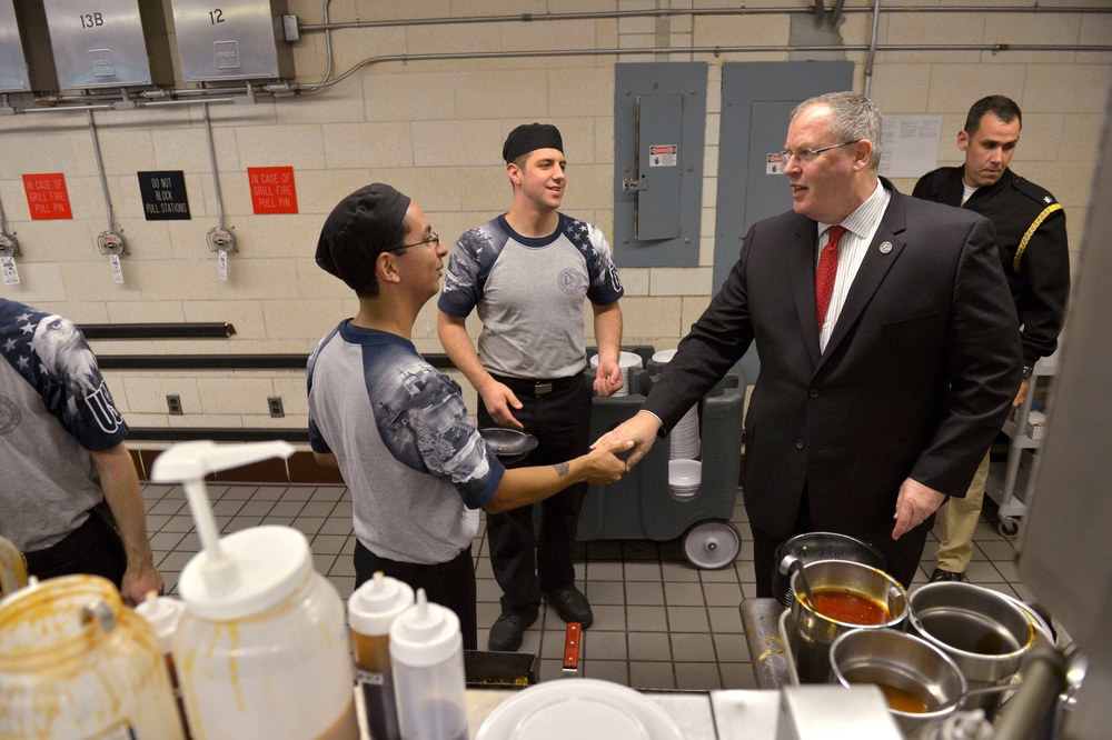 Deputy Secretary of Defense Bob Work visits Groton Sub Base