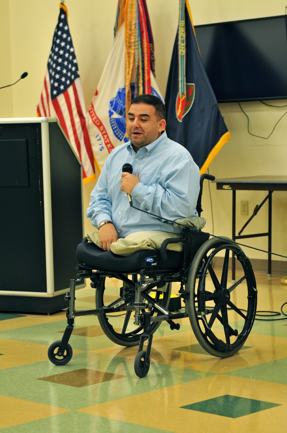 Wounded warrior embraces Latino heritage and culture
