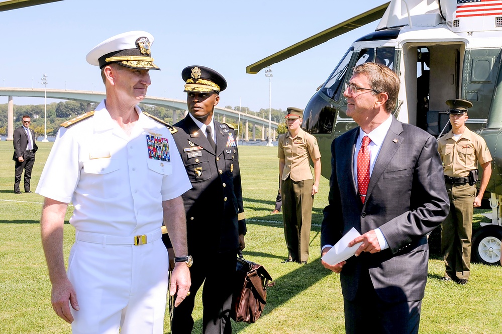 US Naval Academy change of command ceremony