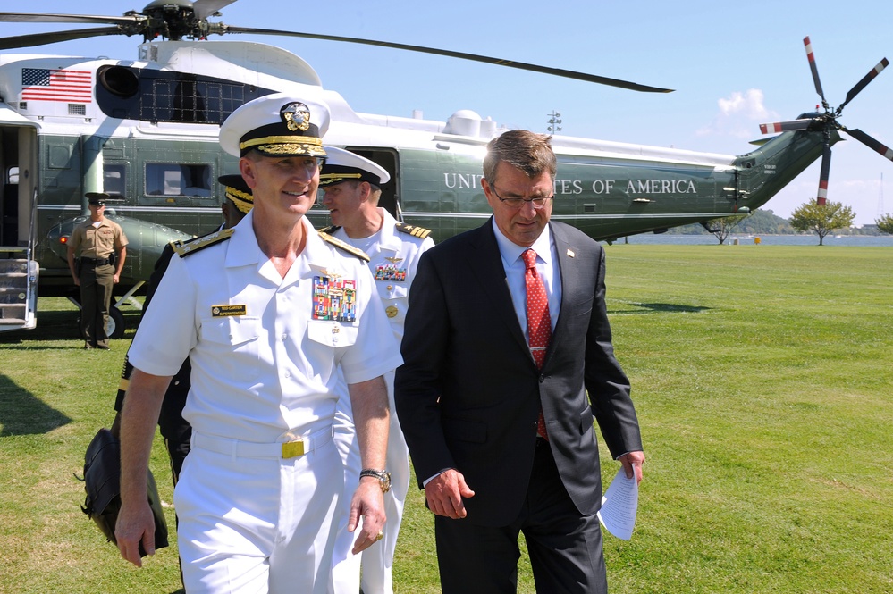 US Naval Academy change of command ceremony