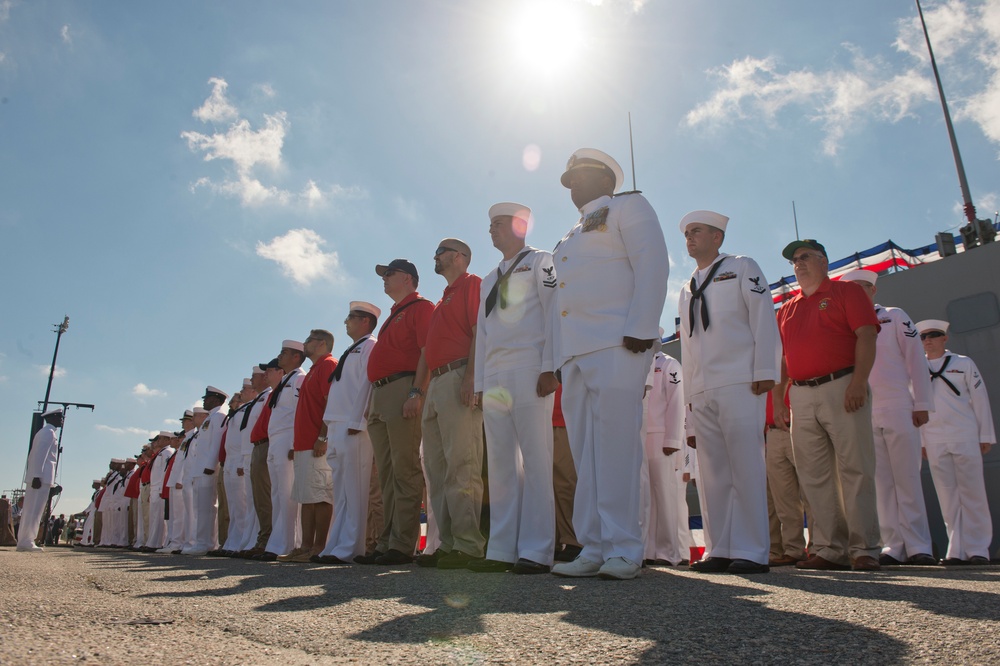 USS Kauffman decommissioning ceremony