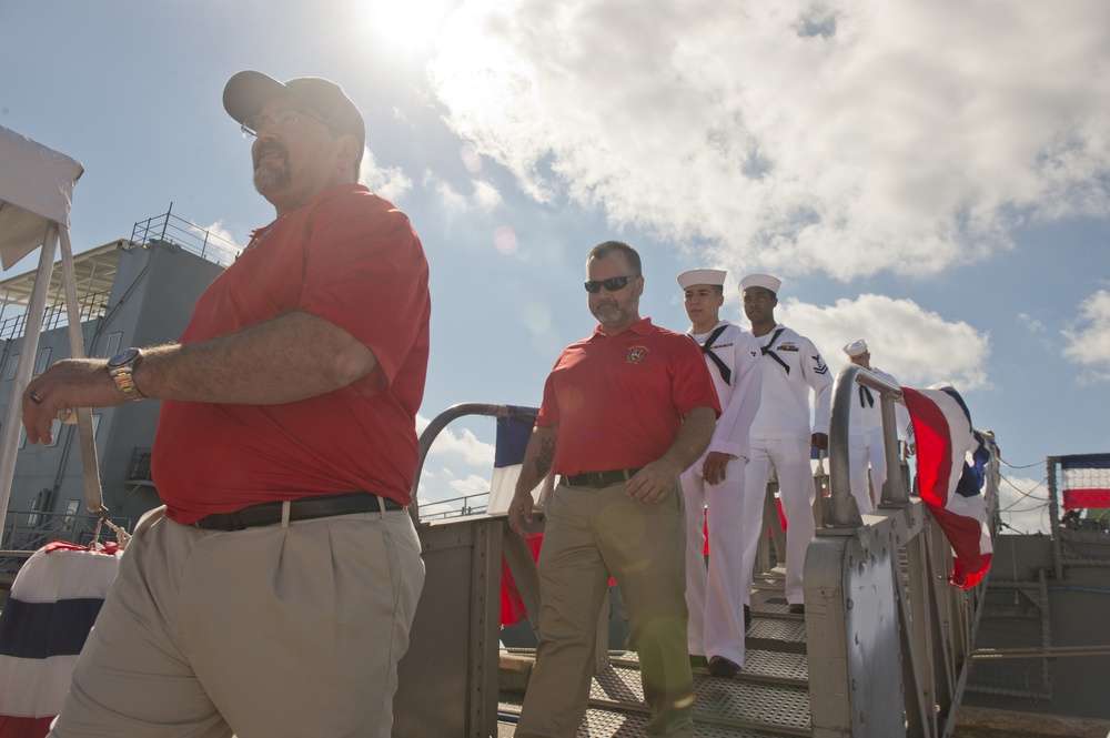 USS Kauffman decommissioning ceremony