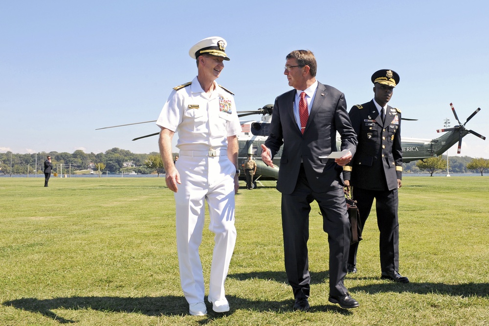 US Naval Academy change of command ceremony