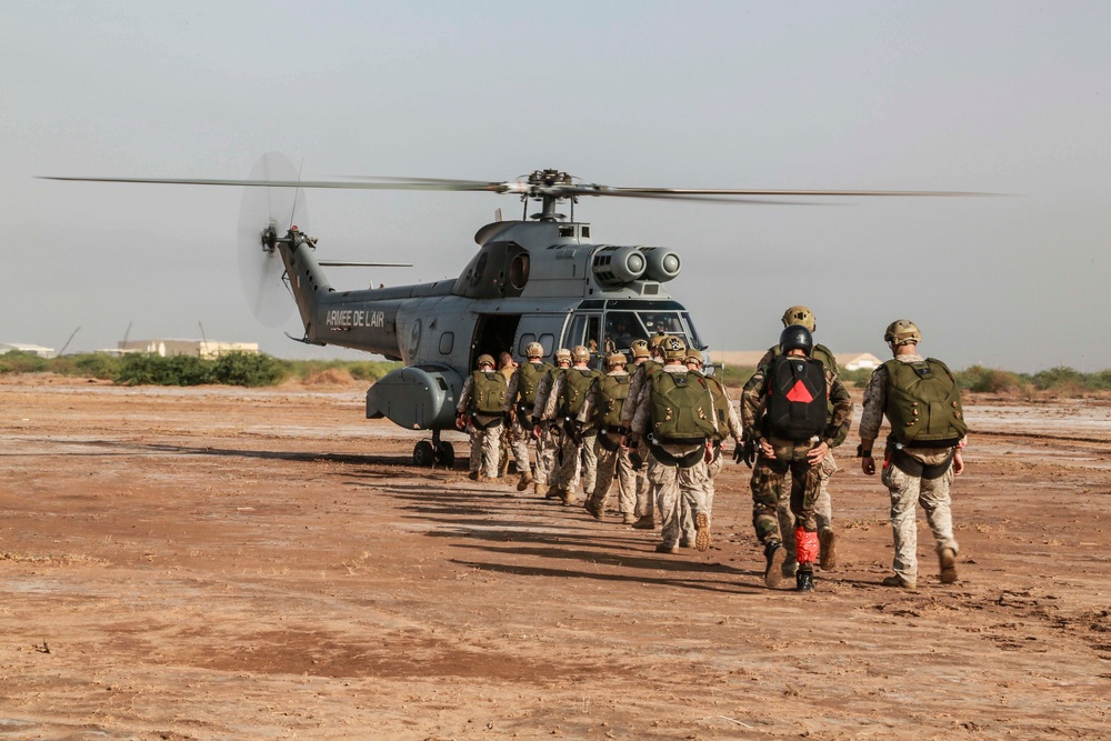 US Marines, French forces land in Djibouti