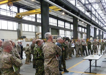 Theater Logistics Support Center - Europe hosts Terrain Walk