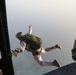 U.S. Marines parachute from UH-1Y Venom in Djibouti