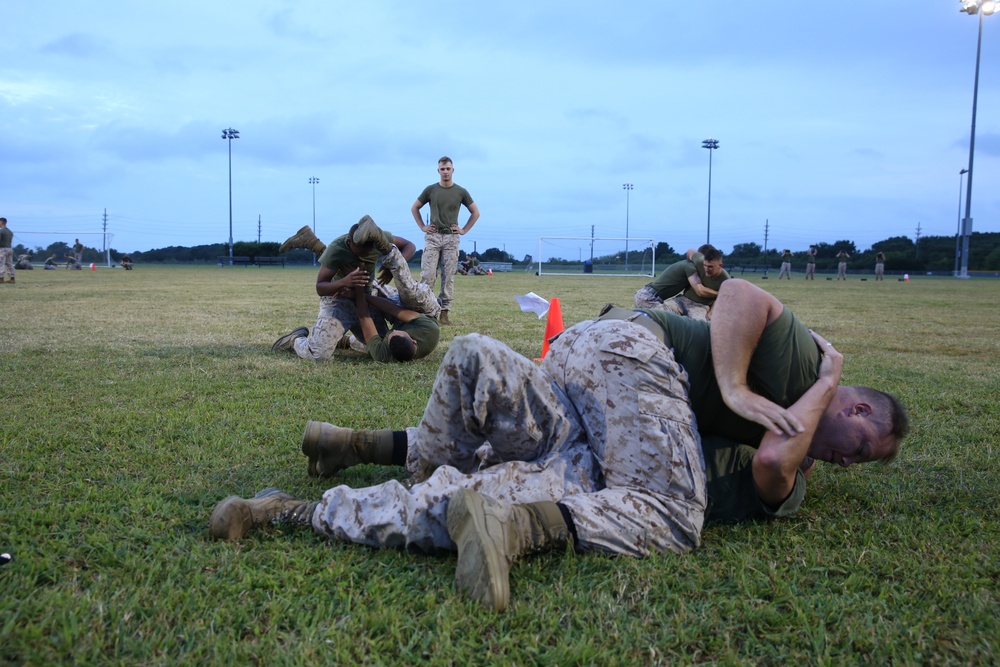 Headquarters and Service Battalion, U.S. Marine Corps Forces Command Conducts Cohesion Training