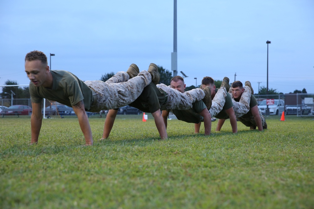 Headquarters and Service Battalion, U.S. Marine Corps Forces Command, holds Cohesion Training