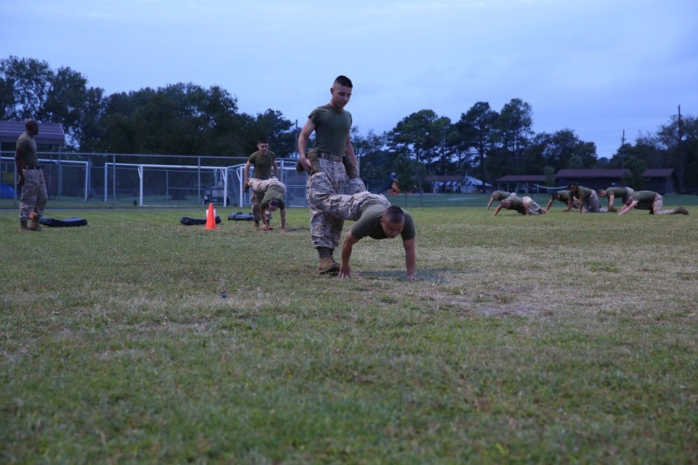 Headquarters and Service Battalion, U.S. Marine Corps Forces Command, holds Cohesion Training