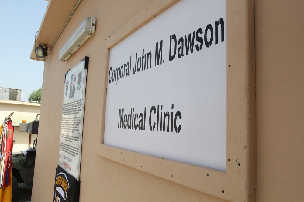 Medical clinic named for fallen medic