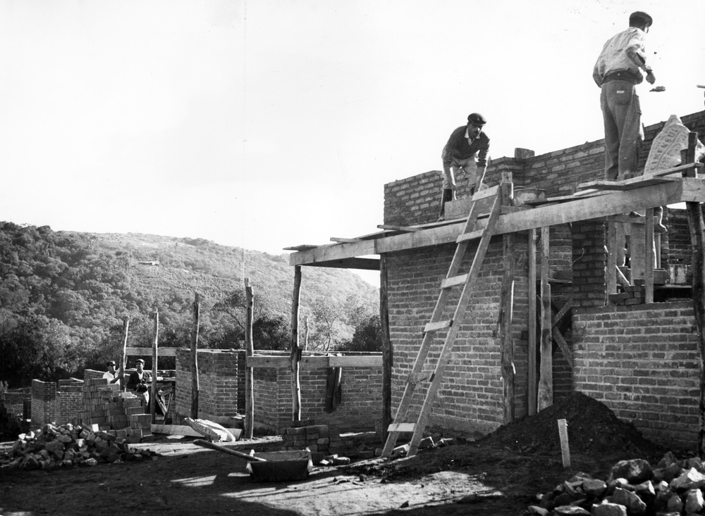 Workers Building Housing - Brazil