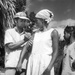 Woman and Daughter Being Vaccinated Against Smallpox - Brazil