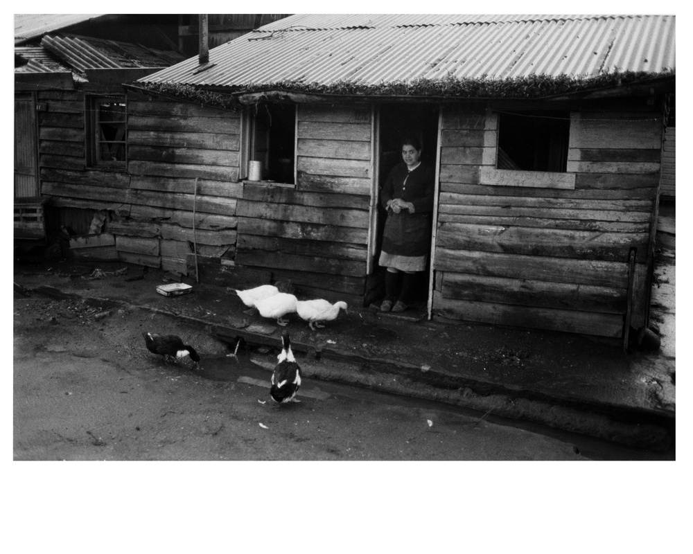 Woman in Chepe Hill house - Chile