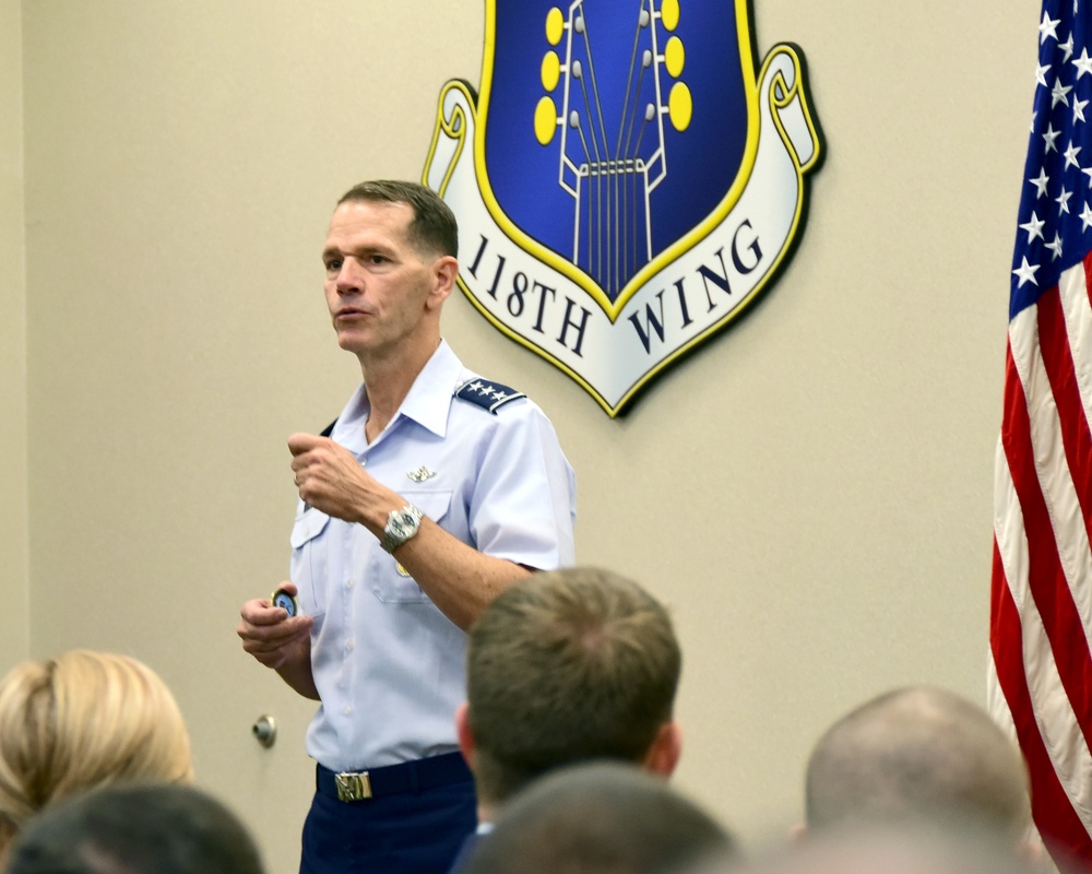 Director of the Air National Guard visits Airmen from Berry Field ANGB, Tenn.